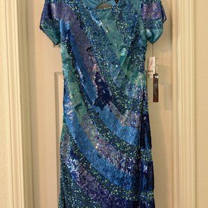 Camille La Vie, Beautiful Blue/Royal sequin party dress